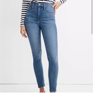 Madewell High Riser Skinny Jeans